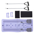 Foldable 4-in-1 Pilates Board | Ab Wheel, Resistance Bands & Push-Up Trainer