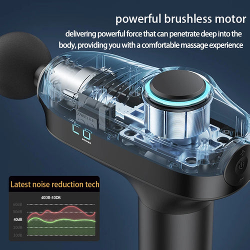 Professional Percussion Massage Gun | 30-Speed Brushless Motor | Deep Tissue Muscle Recovery