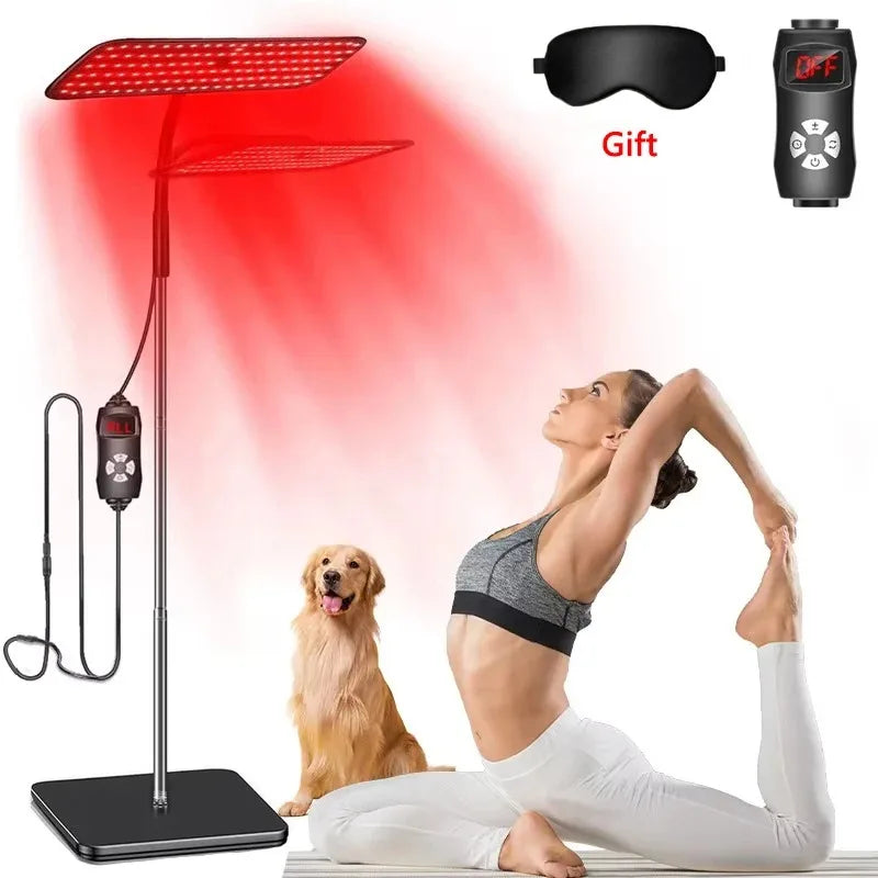 Red Light Therapy Panel | 126 LED 660nm & 850nm | Full Body Pain Relief & Skin Rejuvenation
