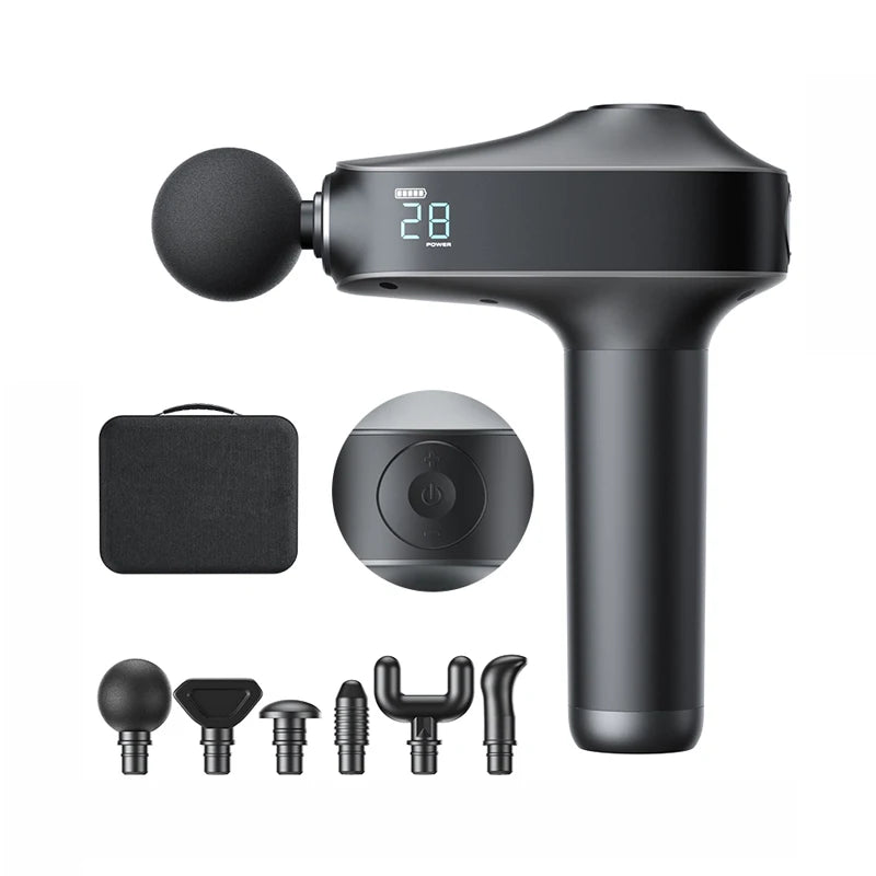 Professional Percussion Massage Gun | 30-Speed Brushless Motor | Deep Tissue Muscle Recovery