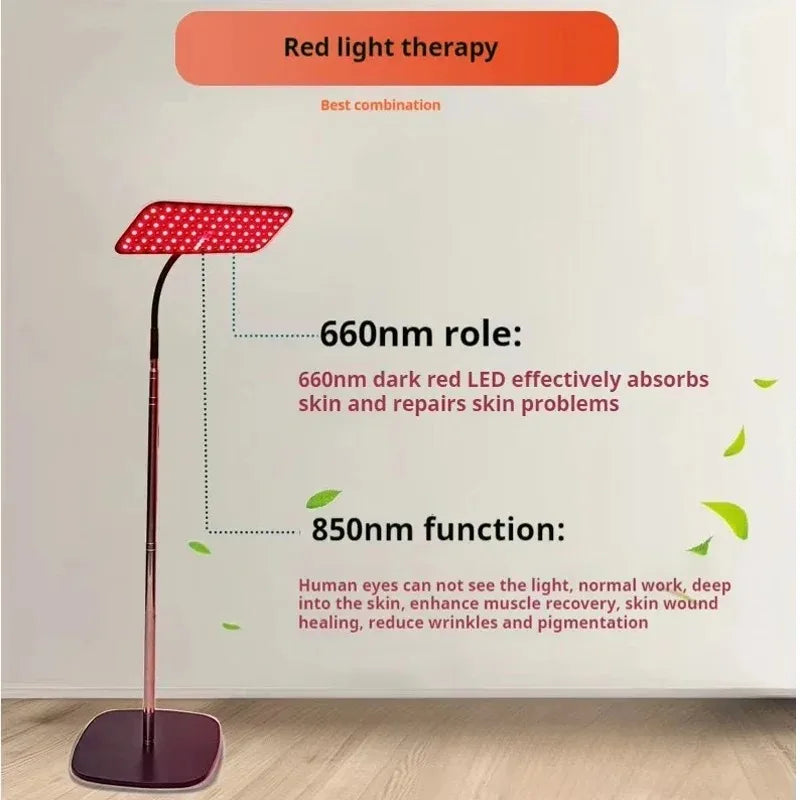 Red Light Therapy Panel | 126 LED 660nm & 850nm | Full Body Pain Relief & Skin Rejuvenation