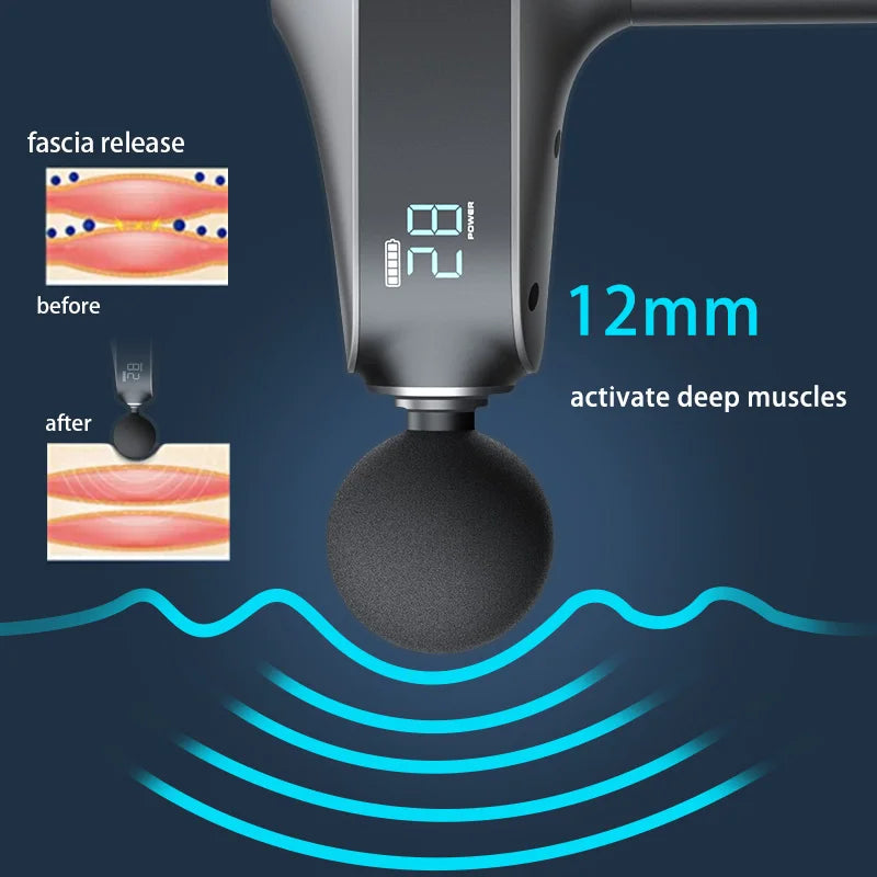 Professional Percussion Massage Gun | 30-Speed Brushless Motor | Deep Tissue Muscle Recovery